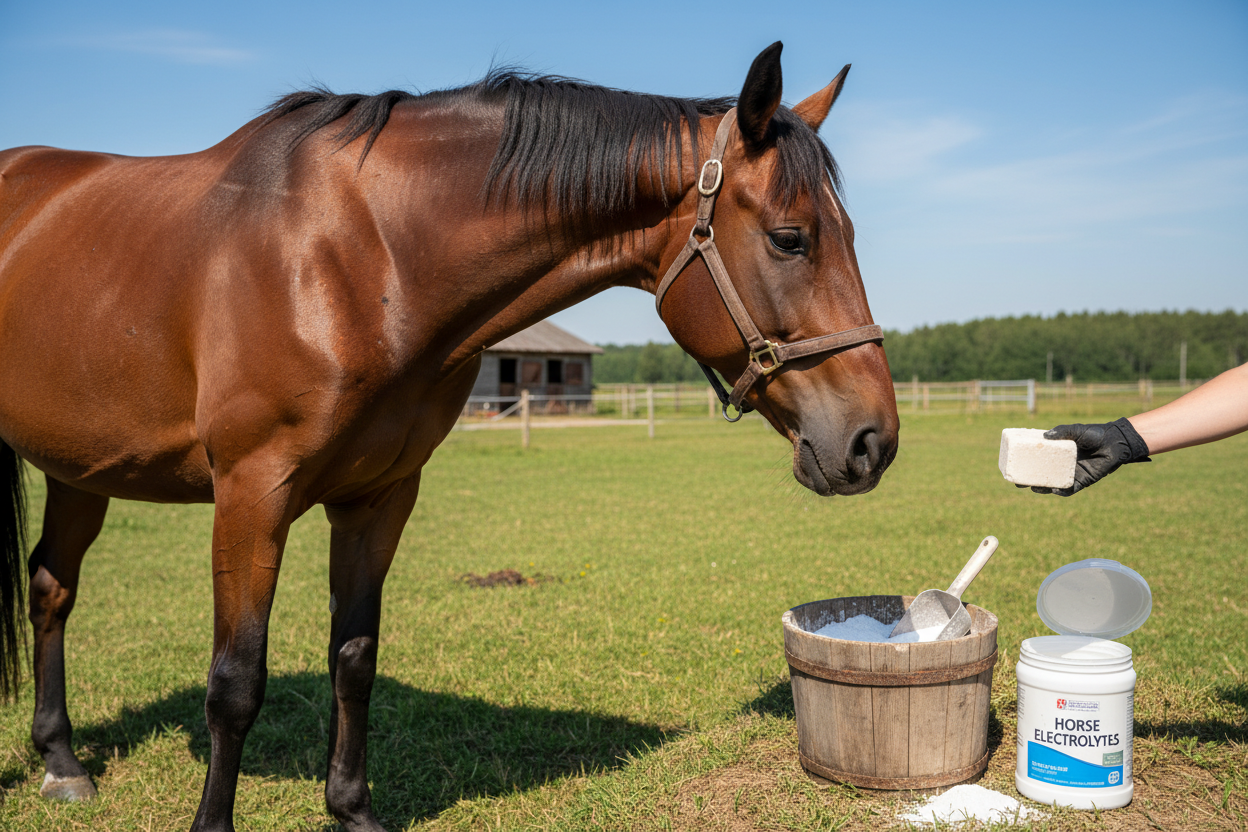 Elektrolytter til Hest: Vigtigheden af Balance og Hydrering